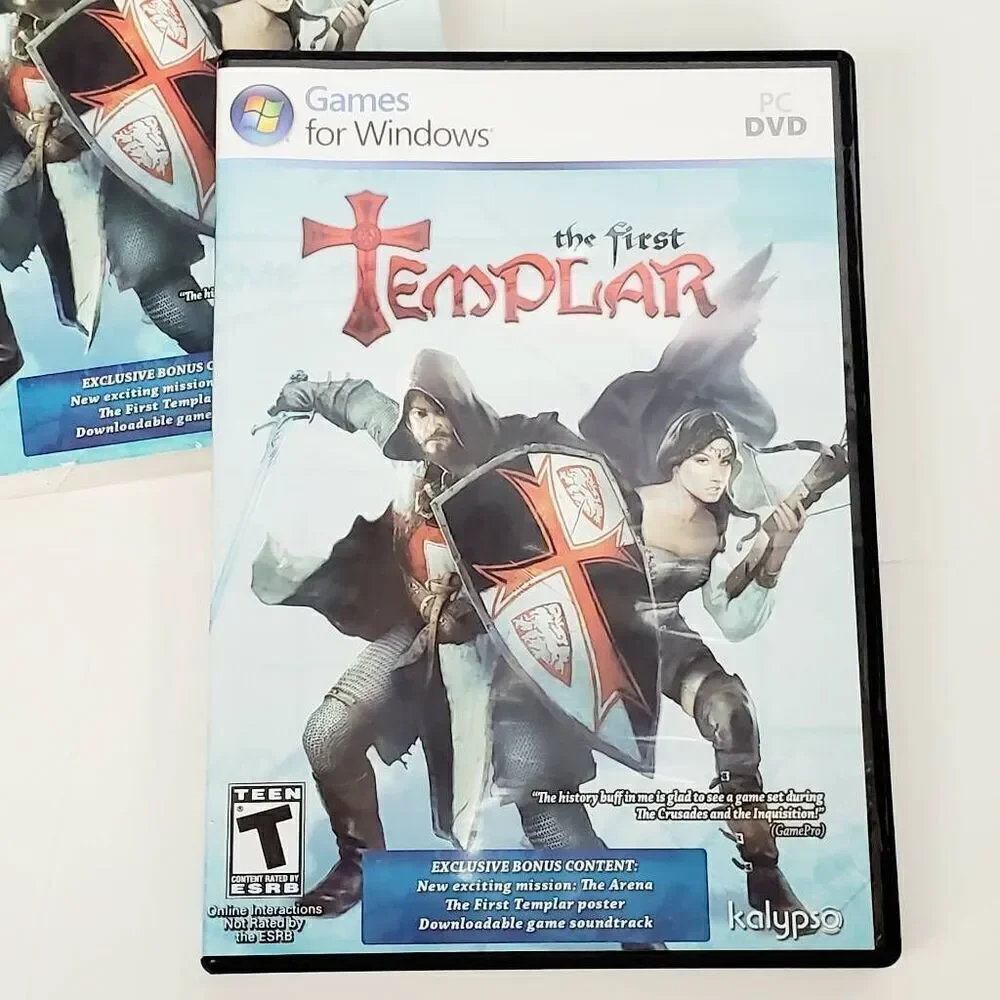 The First Templar Video Game [PC CD-ROM]
